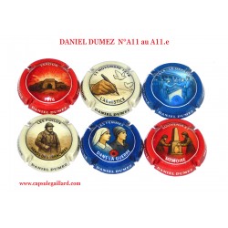 Série de 6 capsules de Champagne DANIEL DUMEZ  N°A11