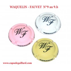 Série de 3 Capsules de champagne WAQUELIN FAUVET N°9 au 9.b