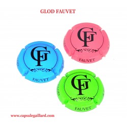 SERIE DE 3 CAPSULES DE CHAMPAGNE - GLOD FAUVET