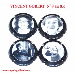 Série de 4 Capsules de champagne VINCENT GOBERT  N°8