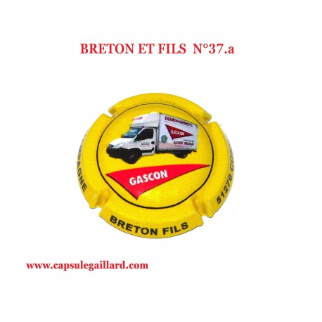 Capsule de champagne BRETON FILS  N°37.a
