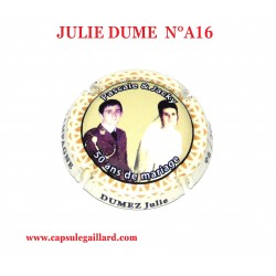 Capsule de Champagne JULIE DUMEZ  N°A16