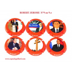 SERIE DE 6 CAPSULES DE CHAMPAGNE - ROBERT JEROME  N°9