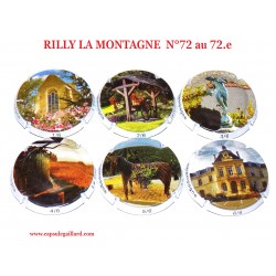 SERIE DE 6 CAPSULES DE CHAMPAGNE - RILLY LA MONTAGNE N°72