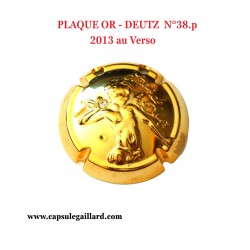 Capsule de Champagne PLAQUE OR - DEUTZ  N°38.p (2013 au Verseau)