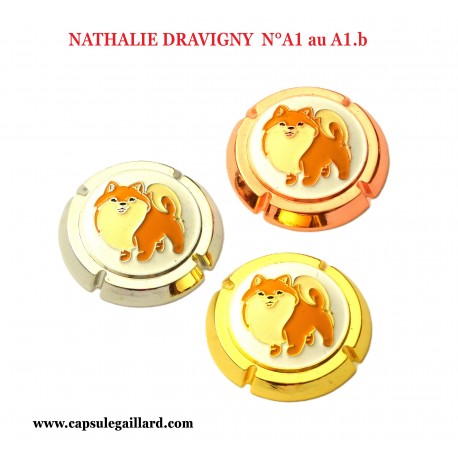 3 Capsules de Champagne BIJOUX NATHALIE DRAVIGNY  N°A1
