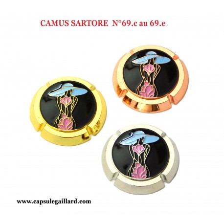 3 Capsules de Champagne BIJOUX CAMUS SARTORE  N°69.c