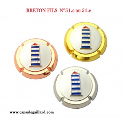3 Capsules de Champagne BIJOUX BRETON FILS  N°51