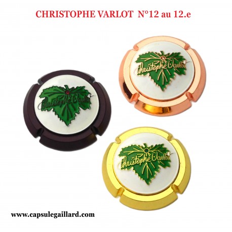 3 Capsules de Champagne BIJOUX CHRISTOPHE VARLOT  N°12