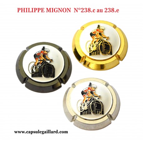 3 Capsules de Champagne BIJOUX PHILIPPE MIGNON  N°238.c