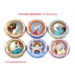 Série de 6 Capsules de champagne CONART DESPASEL  N°13